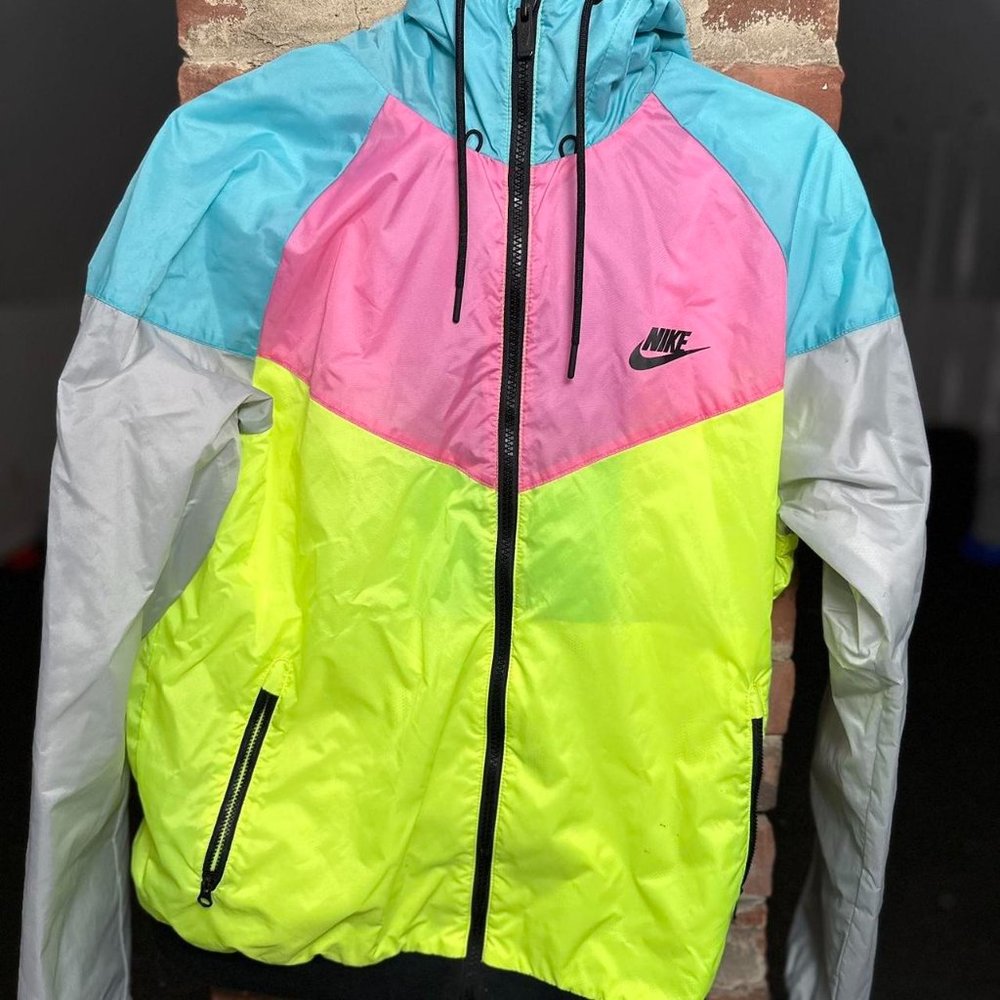 Nike multi color windbreaker